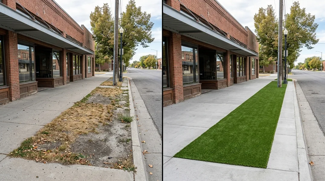 Result artificial grass installation in Idaho Falls - Idaho Falls Artificial Grass Installation